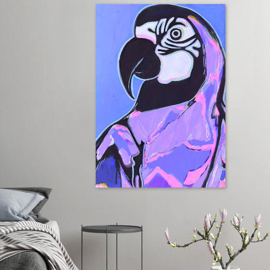 'Purple Lorikeet' Art Print- Home Décor