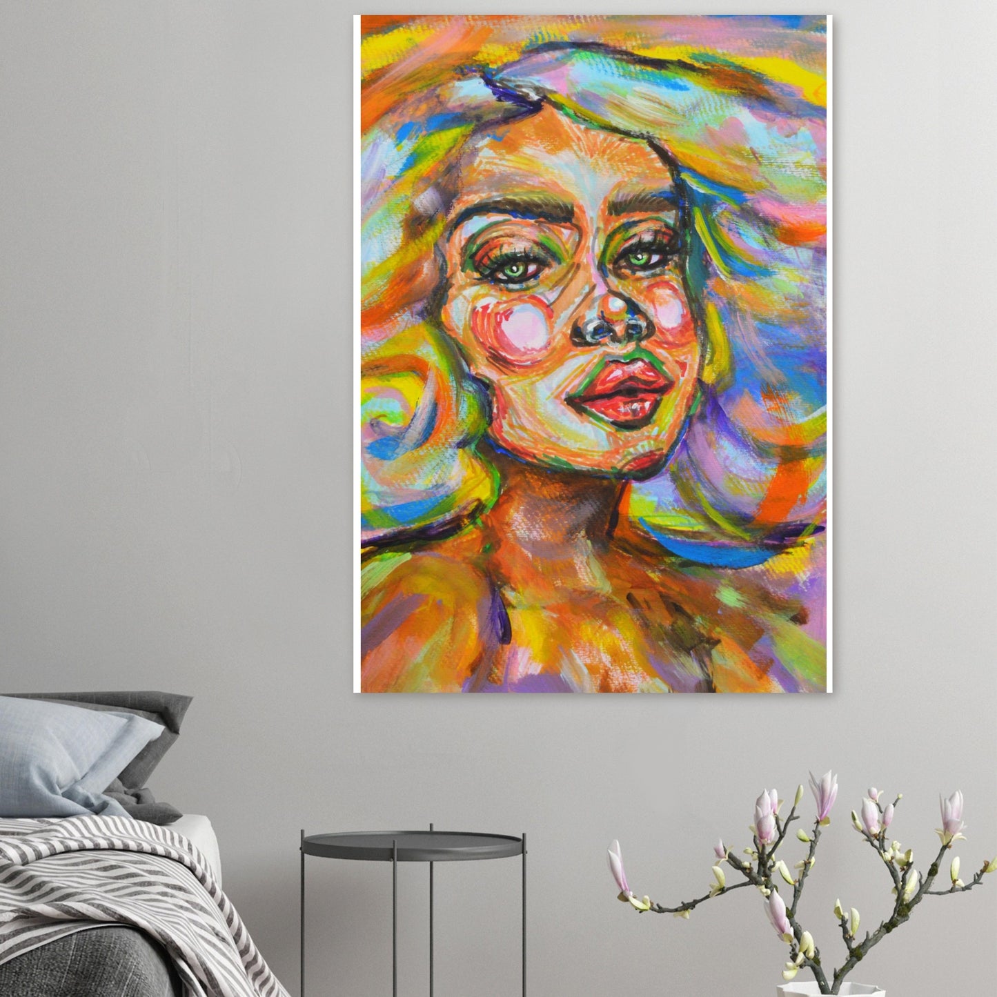 'Sapphire' Art Print- Home Décor