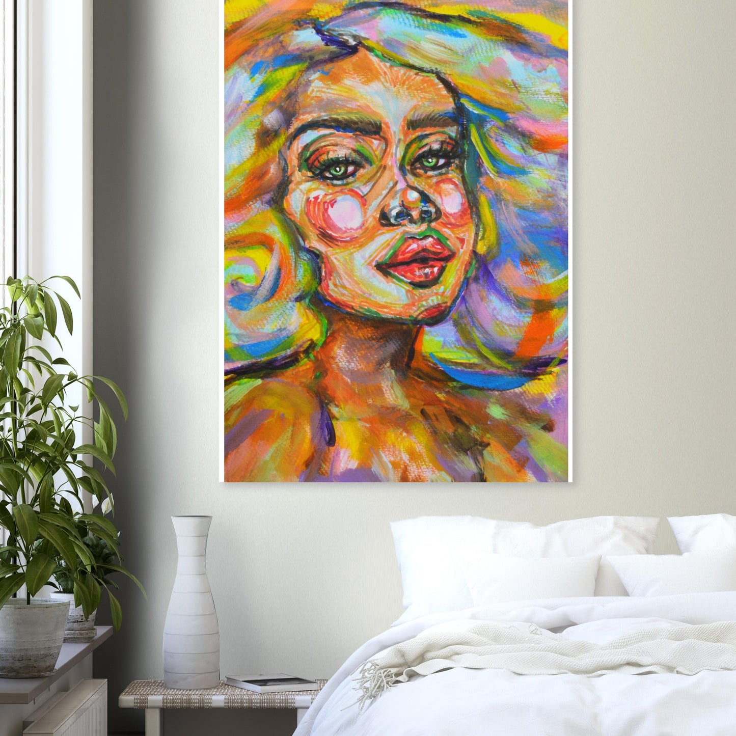 'Sapphire' Art Print- Home Décor