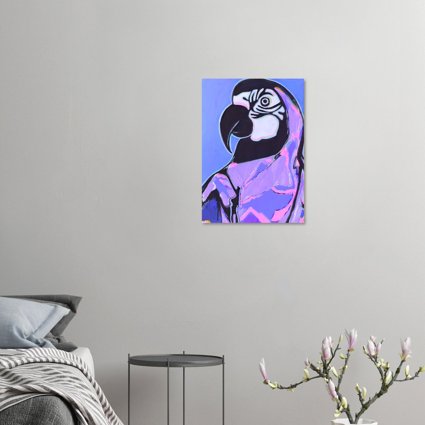 'Purple Lorikeet' Art Print- Home Décor