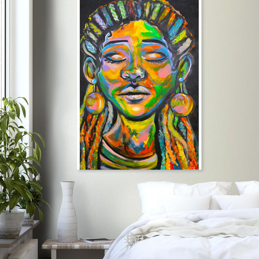 'Jameela' Art Print- Home Décor