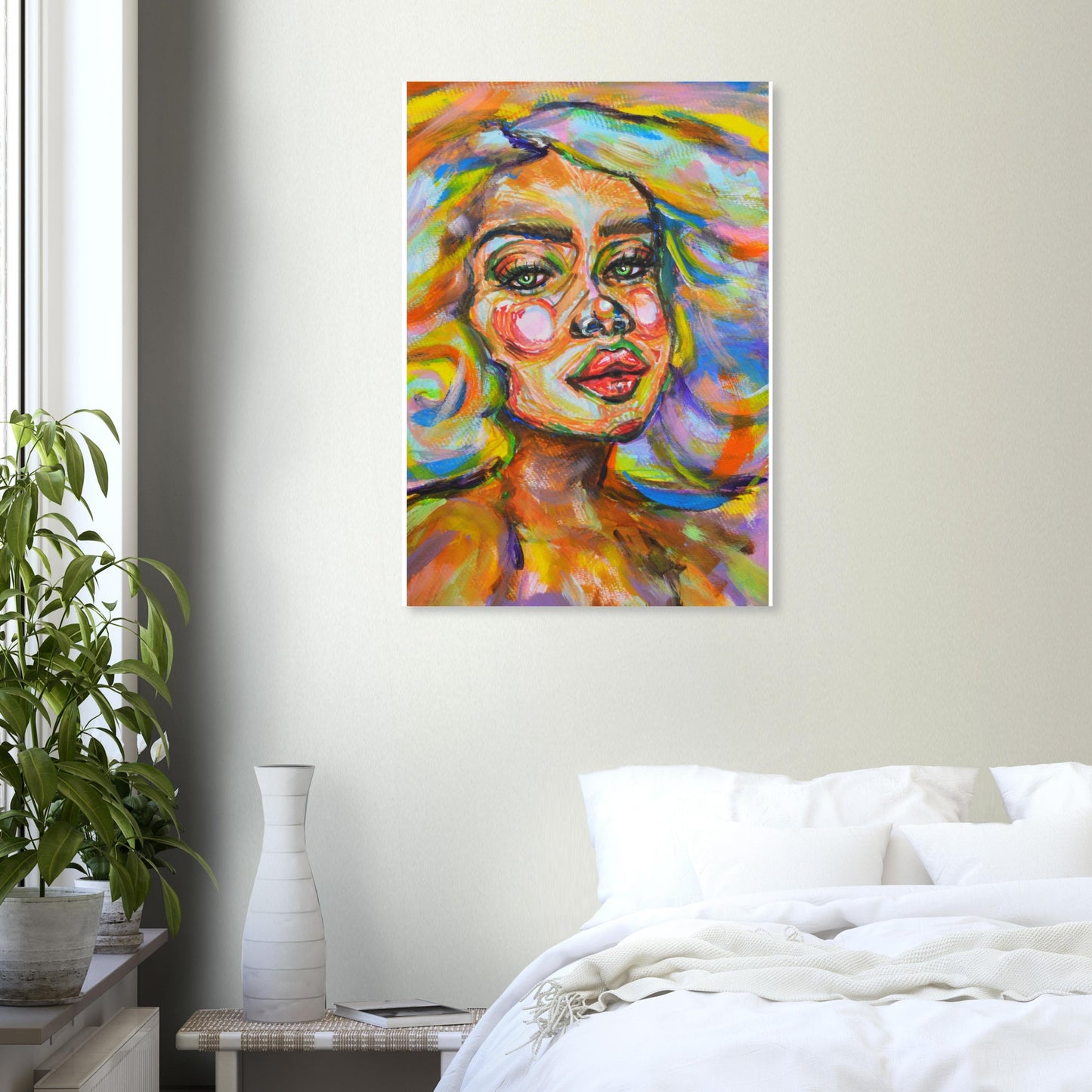 'Sapphire' Art Print- Home Décor