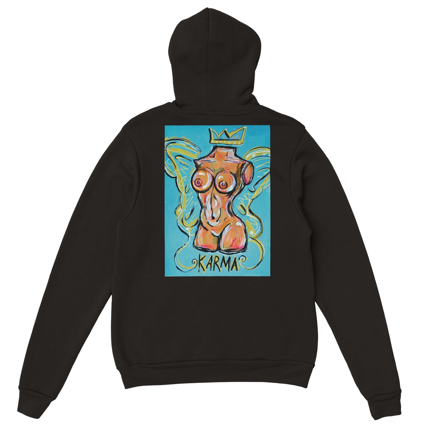 Turquoise 'Karma' Classic Hoodie