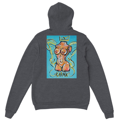 Turquoise 'Karma' Classic Hoodie