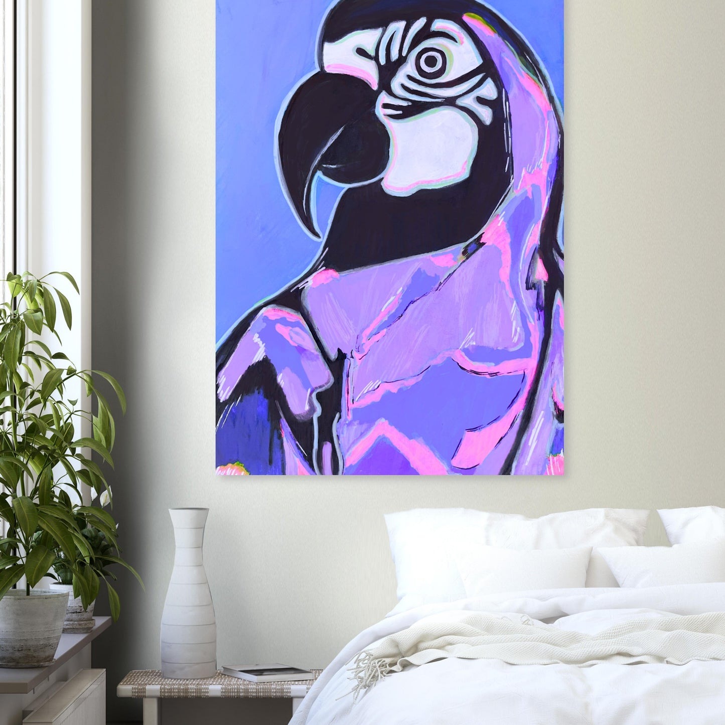 'Purple Lorikeet' Art Print- Home Décor