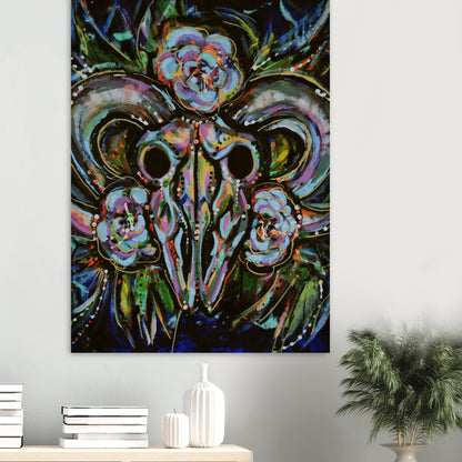 'Bones At Dusk' Art Print- Home Décor